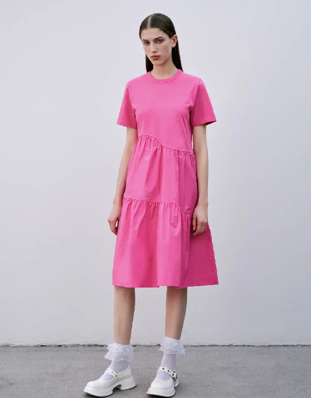 Crew Neck A-Line Dress