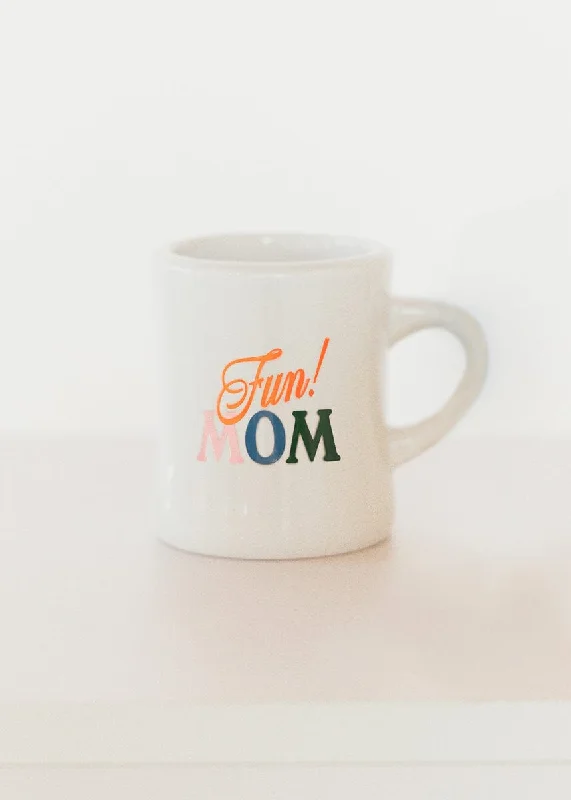 Fun! Mom Diner Mug - 10 oz